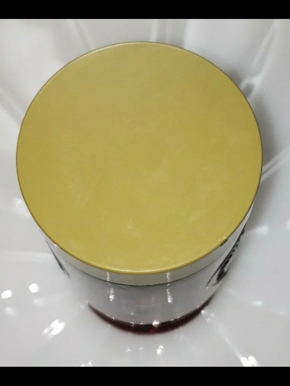 Vintage Ruby Red Wheaton Jar With Screw Top Lid